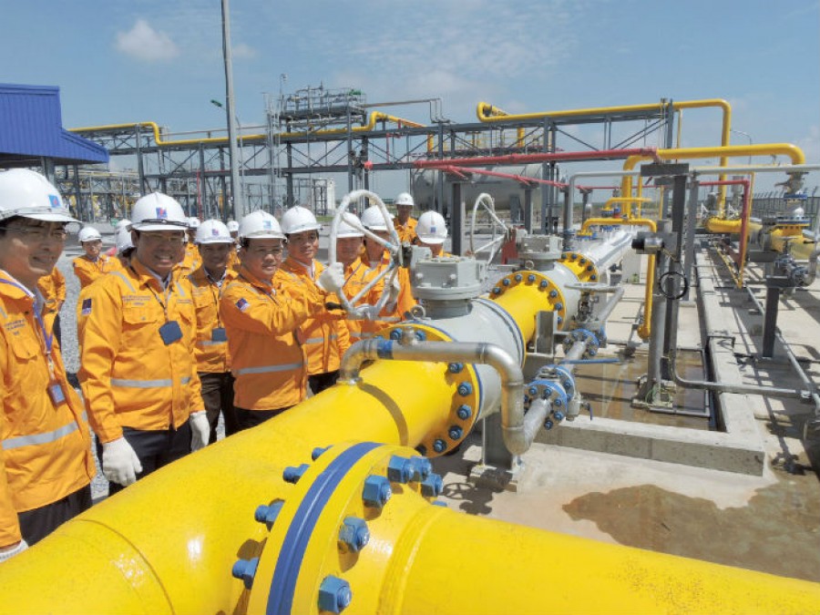PV GAS đưa dòng khí đầu tiên vào Tiền Hải - Thái Bình
