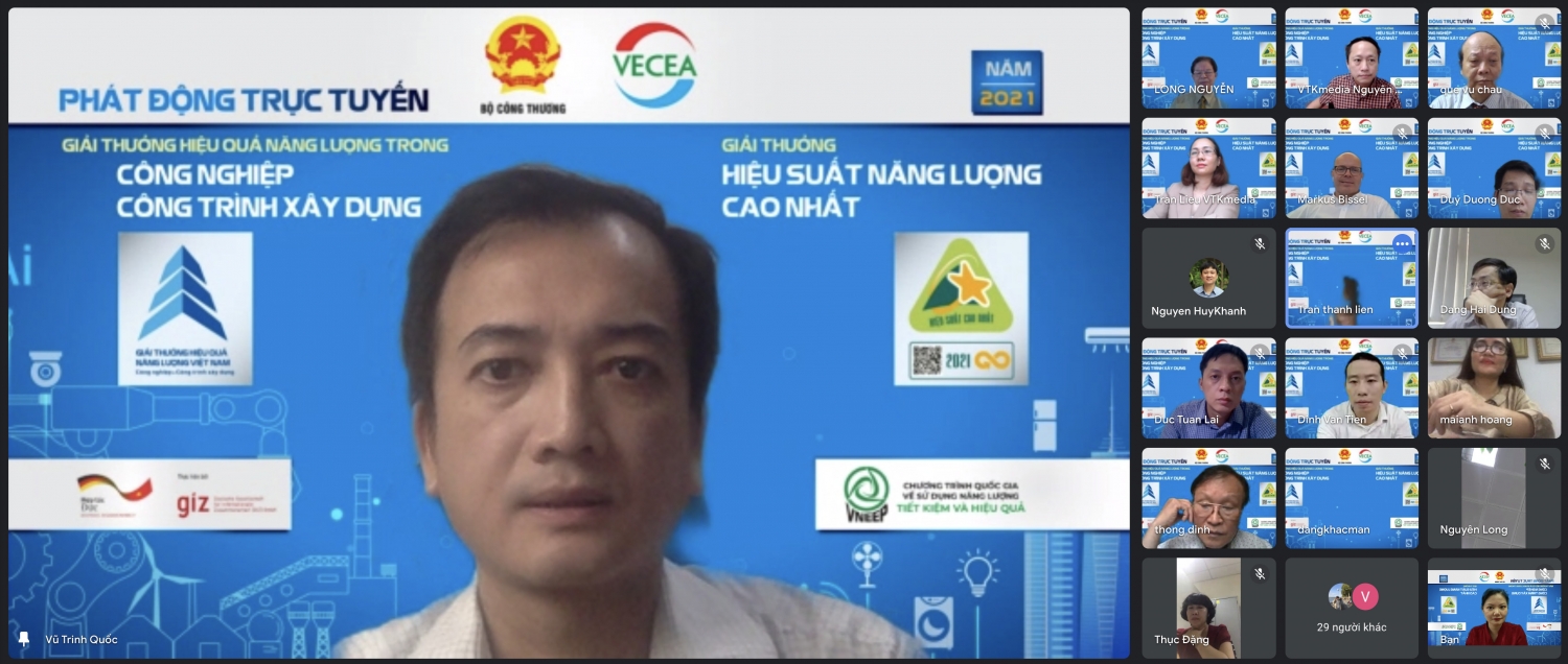 Ông Trịnh Quốc Vũ – Phó Vụ trưởng Vụ Tiết kiệm năng lượng và Phát triển bền vững