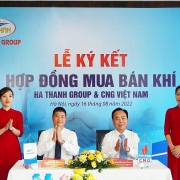 CNG Việt Nam ký hợp đồng mua bán khí với Hà Thanh Group