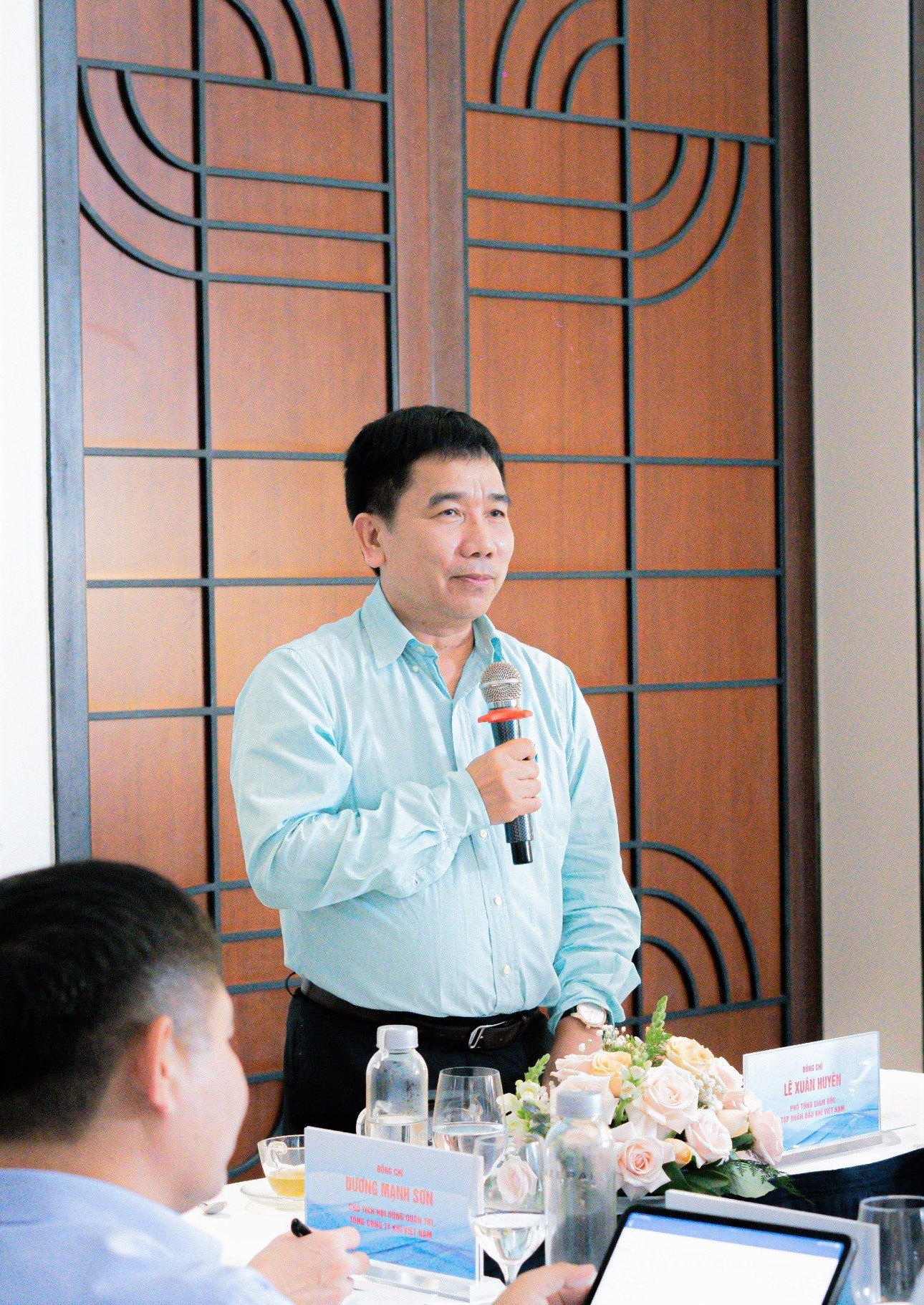 Ông Lê Xuân Huyên - Phó Tổng Giám đốc Tập đoàn phát biểu kết luận, chỉ đạo.