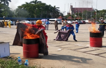 PTSC Đình Vũ hưởng ứng ngày Toàn dân phòng cháy và chữa cháy