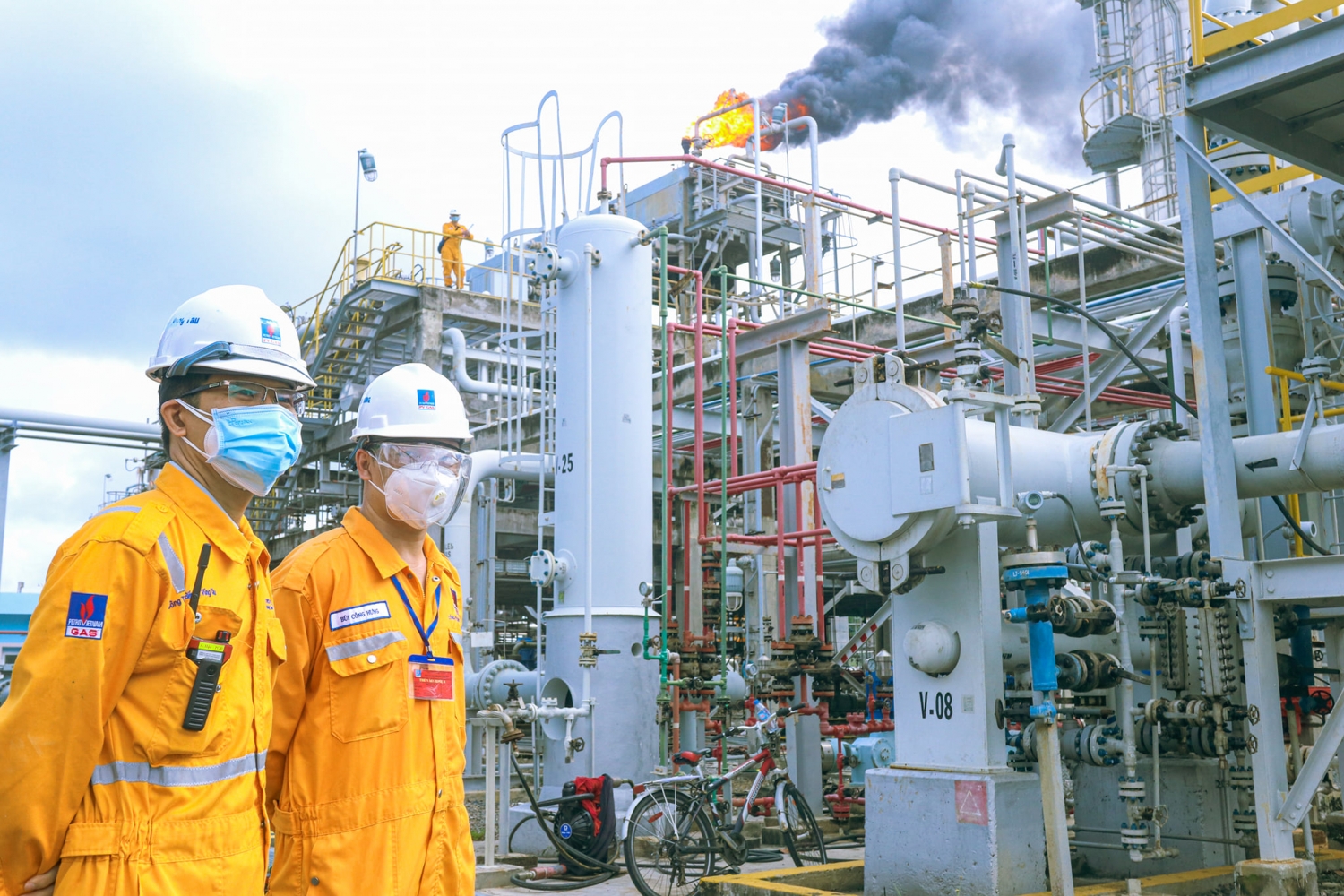 Chùm ảnh: Bảo dưỡng sửa chữa dừng khí GPP Dinh Cố 2021