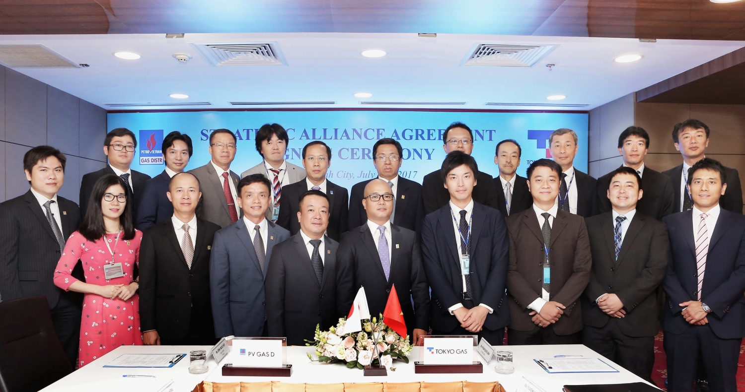 okyo Gas Asia đã ký kết hợp tác và trở thành cổ đông lớn thứ 2 của PGD