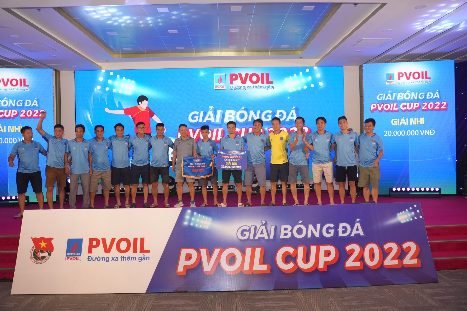 Đội PVOIL Hà Nội đạt giải Nhì