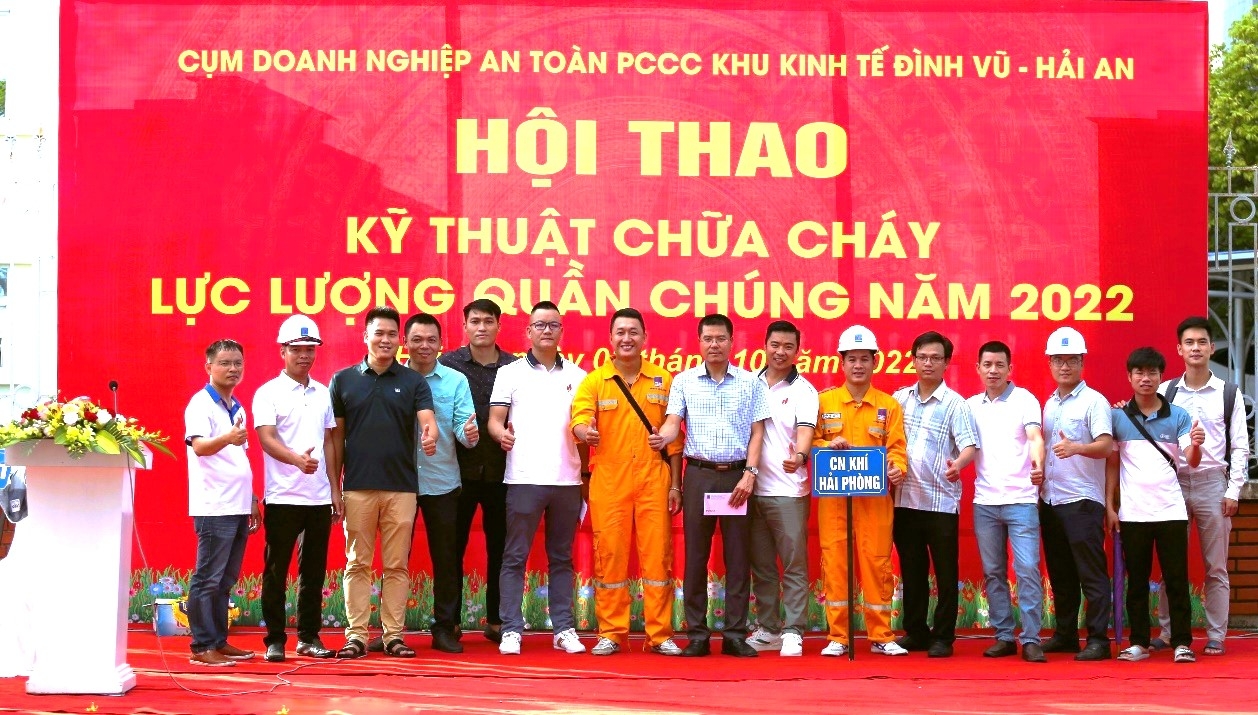 KHP nhận 3 giải Nhất tại Hội thi PCCC Cụm Doanh nghiệp Đình Vũ