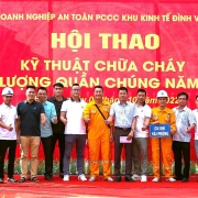 KHP nhận 3 giải Nhất tại Hội thi PCCC Cụm Doanh nghiệp Đình Vũ