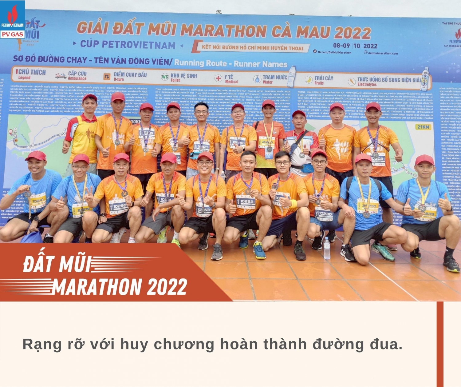 KVT cùng lan tỏa tinh thần chạy bộ tại giải Đất Mũi Marathon Cà Mau 2022 - Cúp Petrovietnam