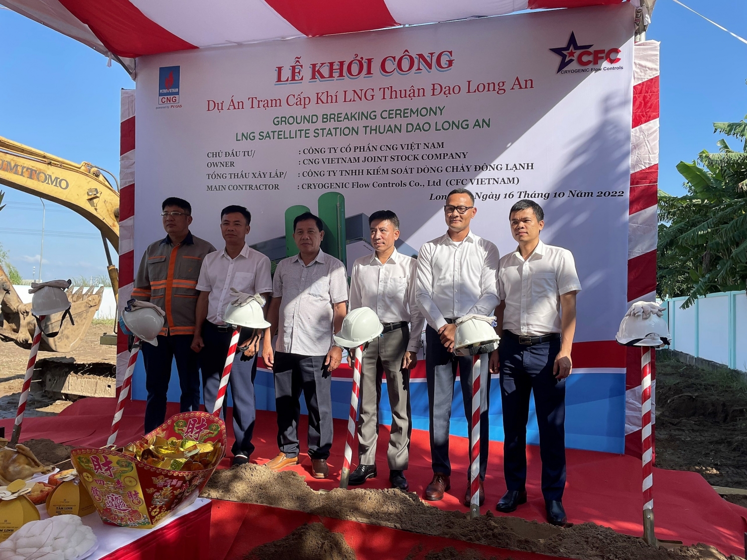 CNG Việt Nam khởi công xây dựng trạm cấp khí LNG đầu tiên tại KCN Thuận Đạo, Long An