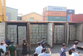 Chặn 4 container phế liệu xuất khẩu khai báo gian lận, trốn thuế hơn 500 triệu đồng