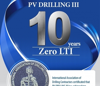 Thành tích hoạt động an toàn nâng tầm PV Drilling trên trường quốc tế