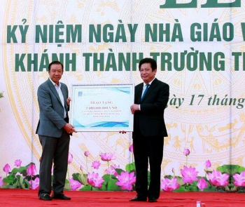 PV GAS tham gia tài trợ 5 tỷ xây trường học ở Thái Bình