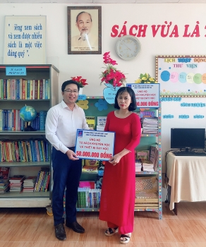 PV GAS trao tặng tủ sách cho các trường học tại Bà Rịa – Vũng Tàu