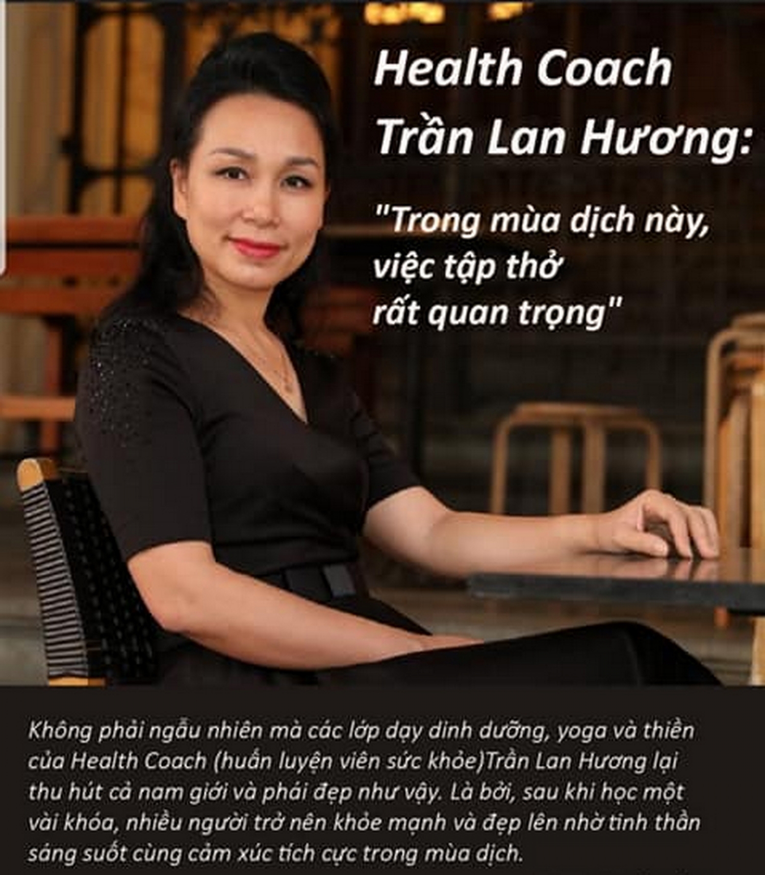 Diễn giả Trần Lan Hương - Chuyên gia dinh dưỡng - sức khỏe