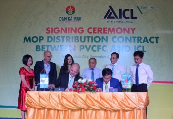 Đạm Cà Mau ký kết Hợp đồng phân phối sản phẩm Kali Israel tại Việt Nam