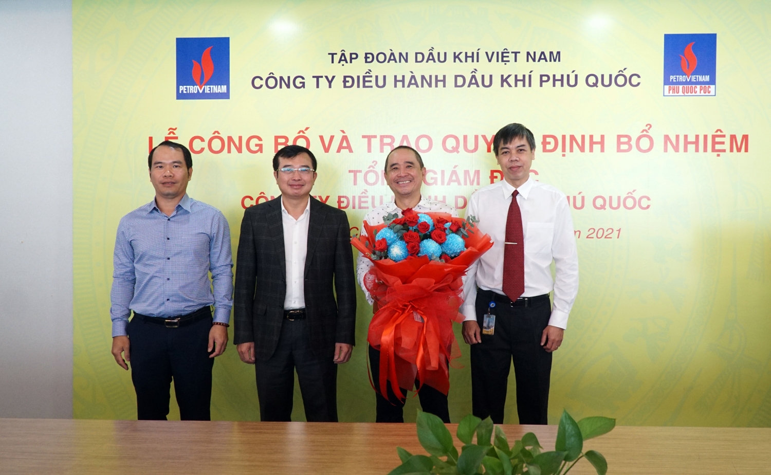 Chúc mừng đồng chí Bùi Vạn Thuận nhận nhiệm vụ Tổng Giám đốc Phú Quốc POC