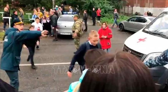 Tin Bộ Ngoại giao: Điện thăm hỏi về vụ xả súng tại trường học ở LB Nga