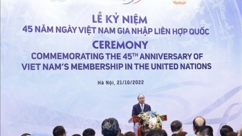 Phát biểu của Chủ tịch nước Nguyễn Xuân Phúc tại Lễ Kỷ niệm  45 năm Việt Nam gia nhập Liên hợp quốc