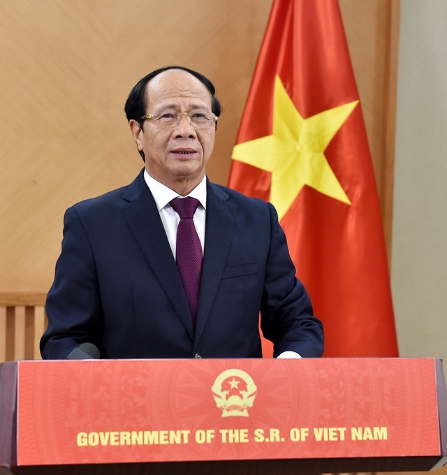 Phó Thủ tướng Lê Văn Thành phát biểu về “RCEP và mở cửa với trình độ cao hơn”