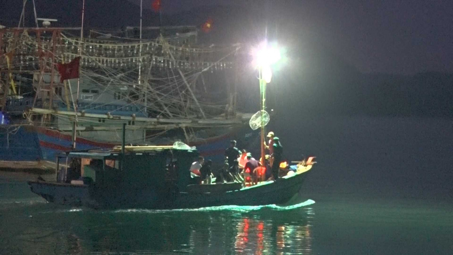 Quảng Ninh: Trải nghiệm câu mực đêm trên đảo Minh Châu