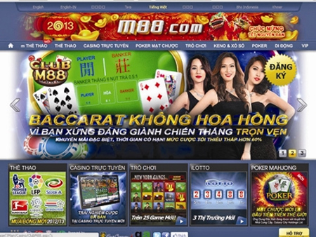 Trang web đánh bạc M88.