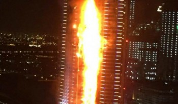 Cháy khách sạn 63 tầng ở Dubai đêm giao thừa