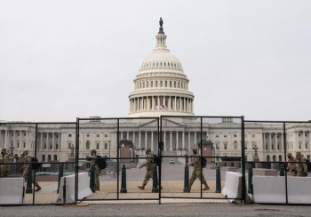 Nhà quốc hội Mỹ thành "căn cứ quân sự" trước thềm ông Biden nhậm chức