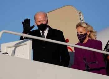 Ông Biden tạm biệt quê nhà, đến Washington bắt đầu các nghi thức nhậm chức