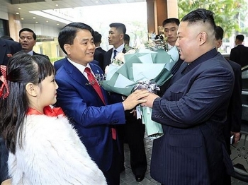 Chủ tịch Triều Tiên Kim Jong-un đã tới Hà Nội