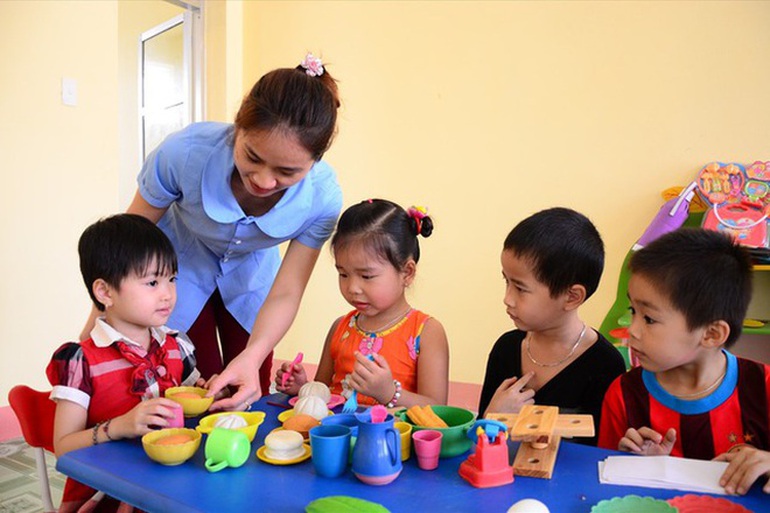 Hà Nội: Hơn 500.000 trẻ mầm non đi học trực tiếp từ 13/4