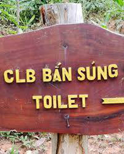 Những biển báo, bảng hiệu chỉ có ở Việt Nam