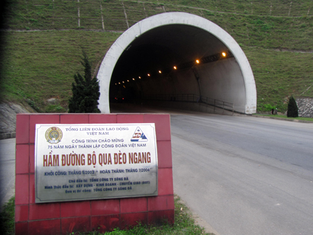 Dừng thu phí hầm đường bộ Đèo Ngang