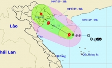 bao so 2 bach long vi gio giat cap 9 cac tinh thanh hoa den quang binh mua to