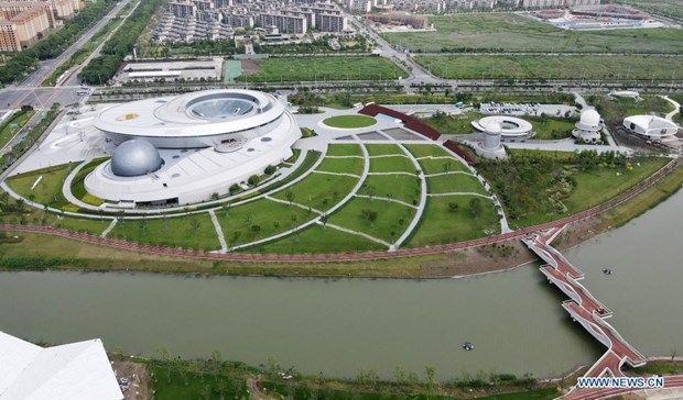 Toàn cảnh Bảo tàng Thiên văn học lớn nhất thế giới - Ảnh: Tân Hoa xã