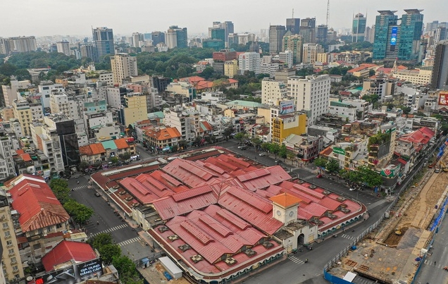 TPHCM: Quảng trường trước chợ Bến Thành sắp được tái lập