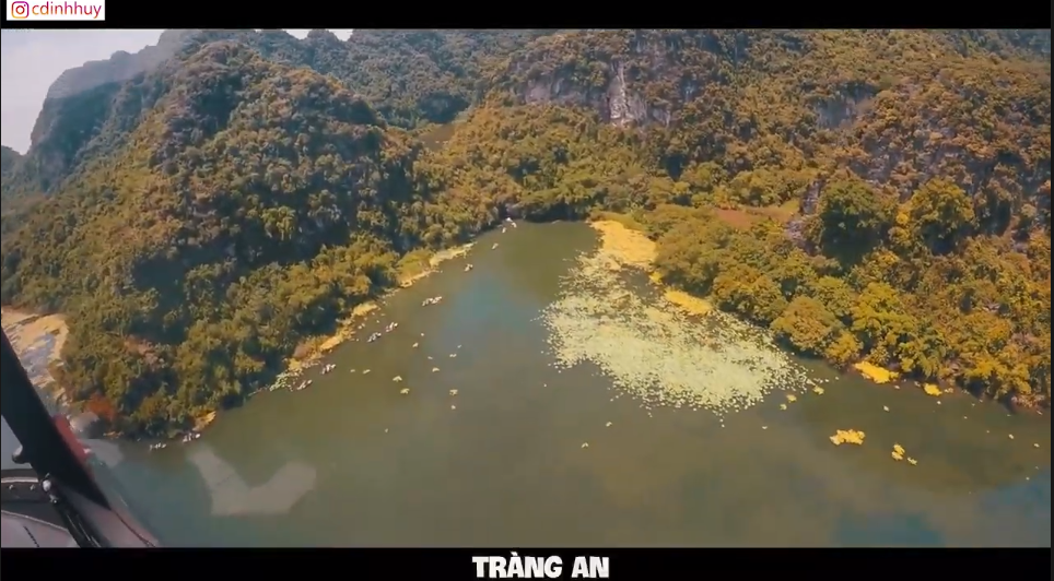 Mãn nhãn trước vẻ đẹp hùng vĩ của danh thắng Tràng An từ máy bay trực thăng