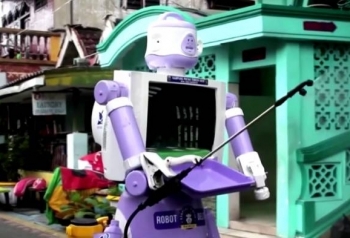 Robot Delta - “Người vận chuyển” trong mùa dịch ở Indonesia