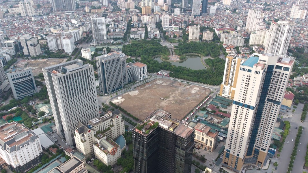 Toàn cảnh khu đất sắp xây trụ sở Đại sứ quán Mỹ