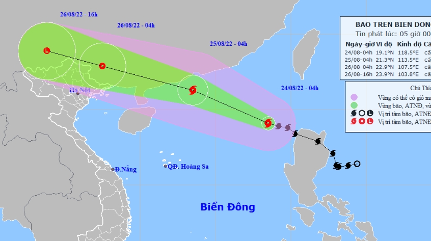 Bão số 3 vào Biển Đông