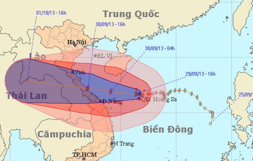 Các tỉnh miền Trung khẩn trương ứng phó với bão số 10
