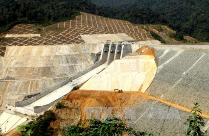 Quảng Nam: Vỡ đường ống dẫn nước Thủy điện Sông Bung 2
