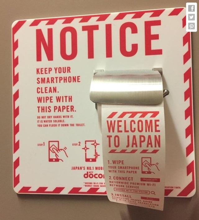 Tròn mắt trước những tiện ích công nghệ độc đáo ở Nhật Bản