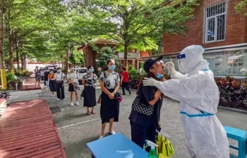 Trung Quốc cấp tập ngăn chặn các ca lây nhiễm mới do biến thể Delta