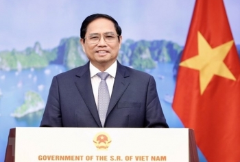 Thủ tướng Chính phủ Phạm Minh Chính phát biểu ghi hình tại Diễn đàn Kinh tế phương Đông