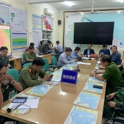 Phó Thủ tướng Lê Văn Thành họp với các địa phương về ảnh hưởng của bão số 4 sau khi đổ bộ