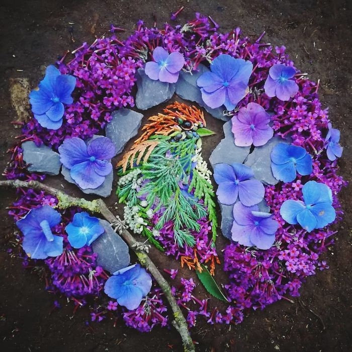 Thế giới loài chim sống động từ hoa lá