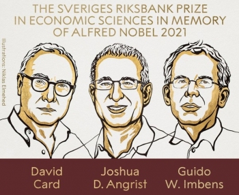 3 chuyên gia Mỹ thắng giải Nobel Kinh tế năm 2021