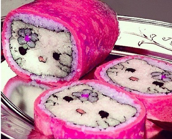 Những mẫu sushi khiến các bé “thích mê”