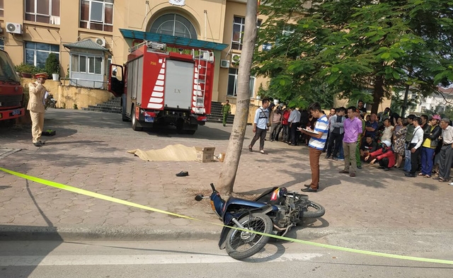 Hà Nội: Xe cứu hỏa gây tai nạn, một người tử vong