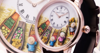 Chợ nổi miền Tây xuất hiện trong đồng hồ độc bản của thương hiệu Thụy Sỹ
