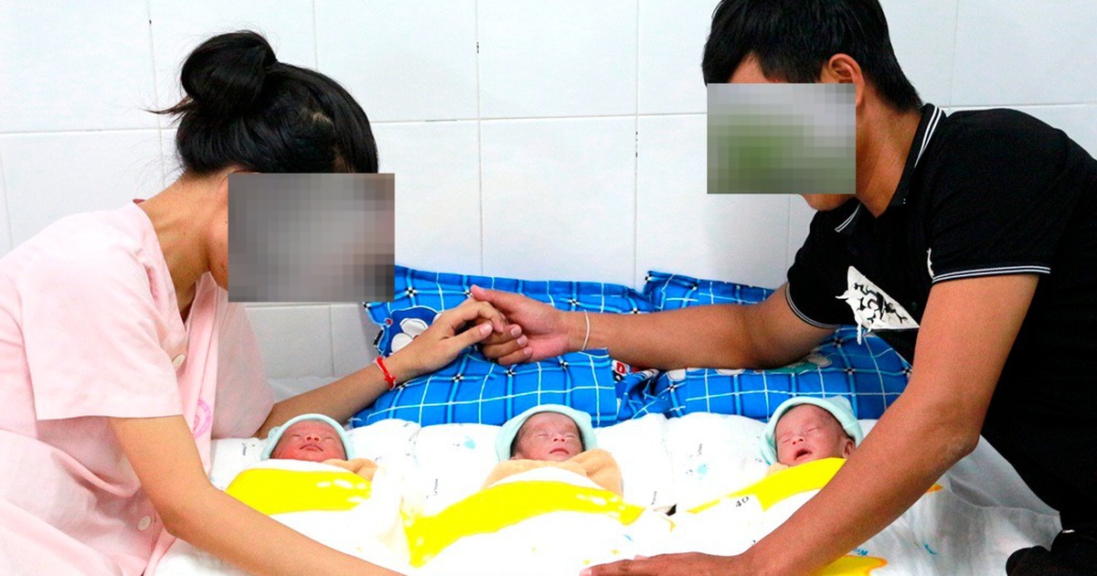 6 em bé chào đời từ 2 ca tam thai tự nhiên hiếm gặp